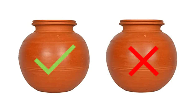 Do's and Don'ts with clay / terracotta water pot, water jug, water bot –  Village Decor.com