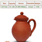 Terracotta Water Jug with Glass - 50.72oz