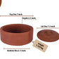 Earthen Clay Curd Pot / Dahi Pot with lid - 33.8oz