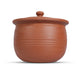 Village Decor Earthern Clay Keerai Chatti/ Spinach with Lid - 2 litres