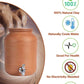 Clay water Pot made from natural clay, cools water naturally, eco-friendly, good for health, no electricity needed.
