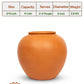Eco-friendly 6-liter clay water Pot with lid, showing product dimensions, weight, and serving size.
