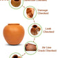 Handmade Clay Water Pot 5 levels of quality check before packaging.
