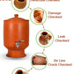 Handmade Clay Water Pot 5 levels of quality check before packaging.