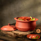 Earthen Clay Cooking Pot | Mitti Ke Bartan, Premium Quality,  Gas stove safe, 100% Toxin Free - 1.5 qt