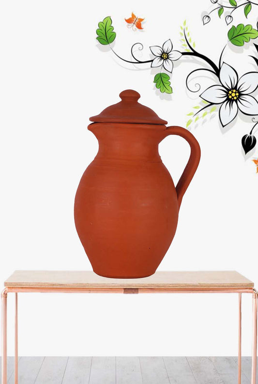 Terracotta clay Classic Water Jug - 33.8oz