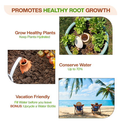 Terracotta Self Watering Automatically Water Your Plants