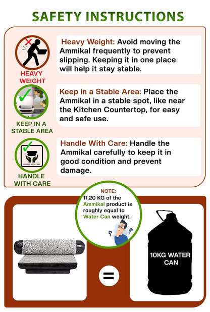 Safety instructions for handling Silbatta – heavy weight, Maintenance and care tips.
