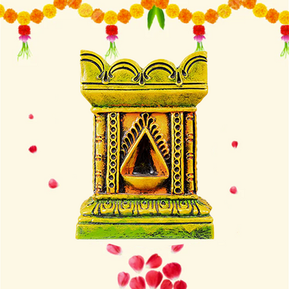 Terracotta  Brindavan Tulsi Pot Multi Color (B * H - 8 * 11.5 inch)