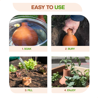 Terracotta Self Watering Automatically Water Your Plants