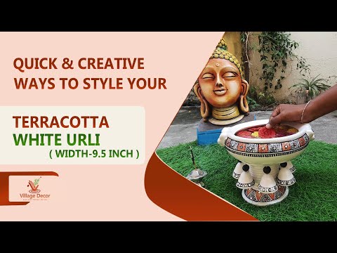 Different Ways Of using Terracotta Urli