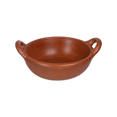 Earthen Clay Cooking kadai 2.6qt