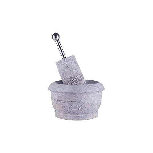 Black Stone Attukal /Mortar & Pestle B * H - 10* 6.5 inch