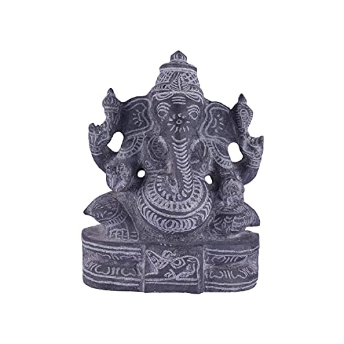 Black Stone  Idol Valampuri Vinayagar 12 inch