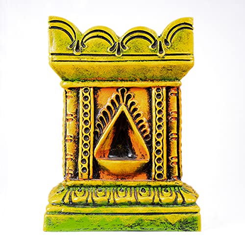 Terracotta  Brindavan Tulsi Pot Multi Color (B * H - 8 * 11.5 inch)
