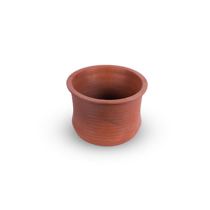 Earthen Clay Biryani Pot – 5.28 Qt | Mitti Ke Bartan, Traditional Cooking, Handmade, 100% Toxin Free